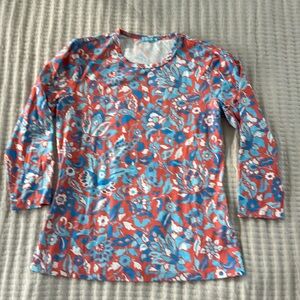 J. McLaughlin long sleeve spandex blouse, XS
